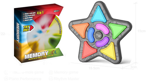 JUEGO MEMORY PLAYER 4 EN 1 PENTAGONO