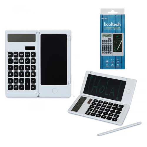 CALCULADORA CON PIZARRA KOOLTECH 15X16CM