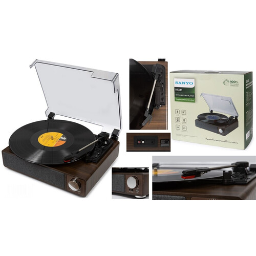 TOCADISCOS BT SANYO RETRO