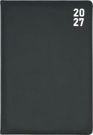 AGENDA A�O 2027 A5 DP BOSTON CUBIERTA RIGIDA NEGRO