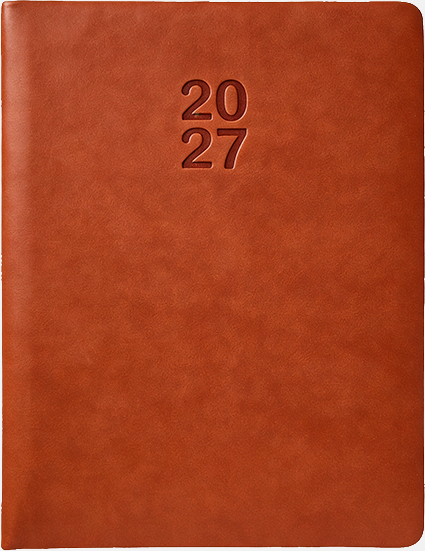 AGENDA A�O 2027 A5 DP KALIPO CUBIERTA RIGIDA ACOL. MARRON