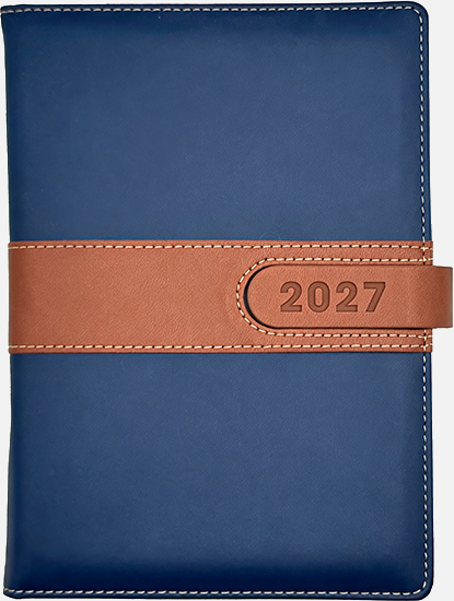 AGENDA A�O 2027 DP TOKIO CUBIERTA RIGIDA C/CIERRE AZUL