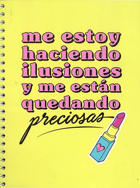 LIBRETA A4 CARTONE LA VECINA RUBIA ME ESTOY HACIENDO...