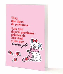 TARJETAS LA VECINA RUBIA HAY DOS TIPOS DE PERSONAS...