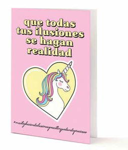 TARJETAS LA VECINA RUBIA QUE TODAS LAS ILUSIONES SE HAGAN R