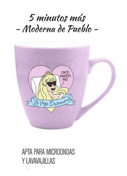 TAZA 5 MINUTOS MAS MODERNA DE PUEBLO