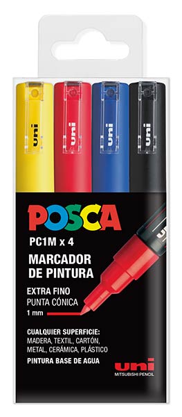 ROTU POSCA PC5M VERDE CLARO - CAJA 6 ( PC-5M5 )