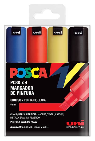 ROTU POSCA PC5M ROSA - CAJA 6 ( PC-5M13 )