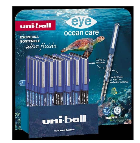 BOLI SIGNO BROAD 1MM ORO CAJA 12U (UNI-BALL) UM-153
