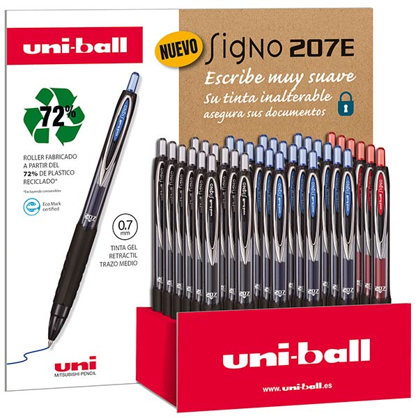 BOLI SIGNO 207E 07MM SURTIDOS - 36U EXPOSITOR