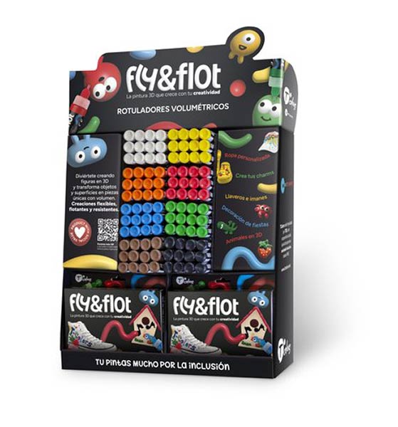 ROTU 3D FLY&FLOT 25ML SURTIDO 96U EXP + 8 ESTUCHES 6U