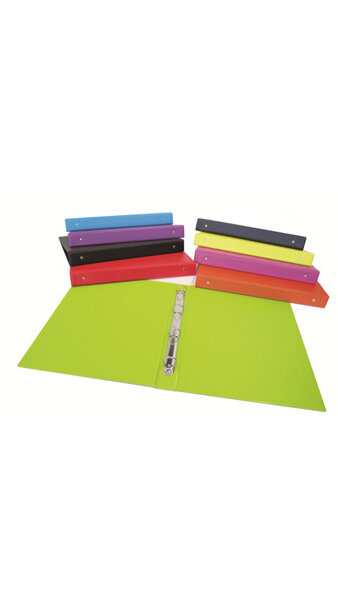 CARPETA 4A 25MM CUARTO PVC COLORES-PACK 6U (ESCOLAR)
