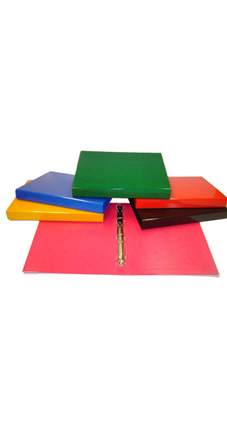 CARPETA 4A 40MM FOLIO CARTON FORRADO COLORES ESCOLAR