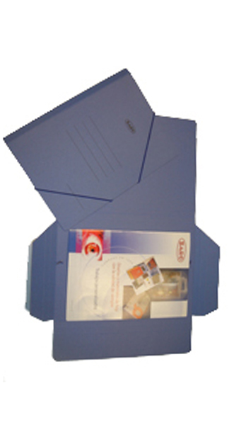CARPETA GOMAS/SOLAPAS FOLIO AZUL PACK 20U (CARTON)