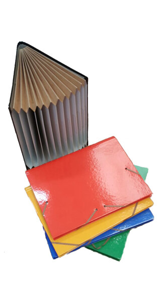 CARPETA FUELLE FOLIO CARTON COLORES (ITALIA)