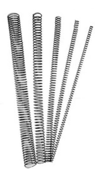 ESPIRAL METALICA 8MM DE PASO 64 - 200U CAJA ( 5:1 )