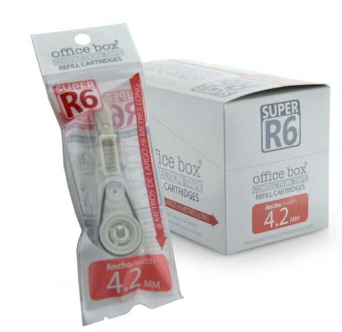 RECAMBIO CORRECTOR CINTA SUPER R6 4,2MM - CAJA 24U