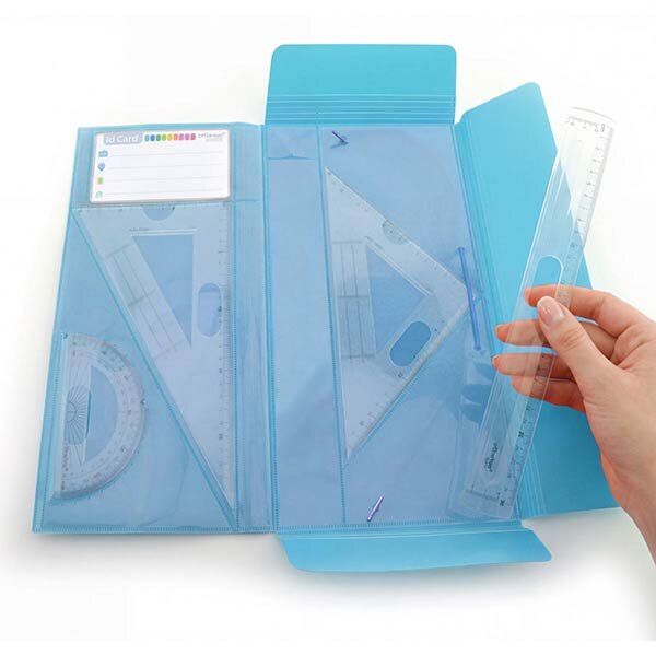 JUEGO REGLAS 4 PIEZAS COLORLINE CON CARPETA