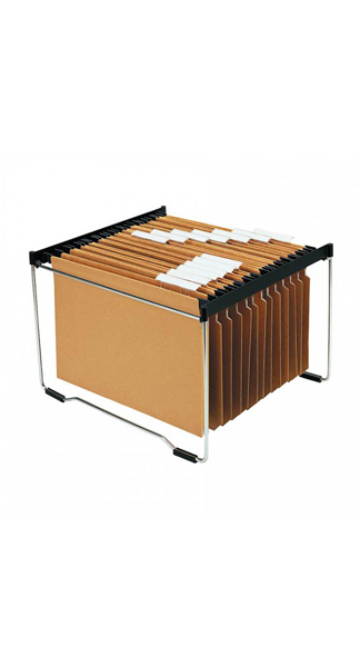 BASTIDOR CON 10 CARPETAS COLGANTES A4