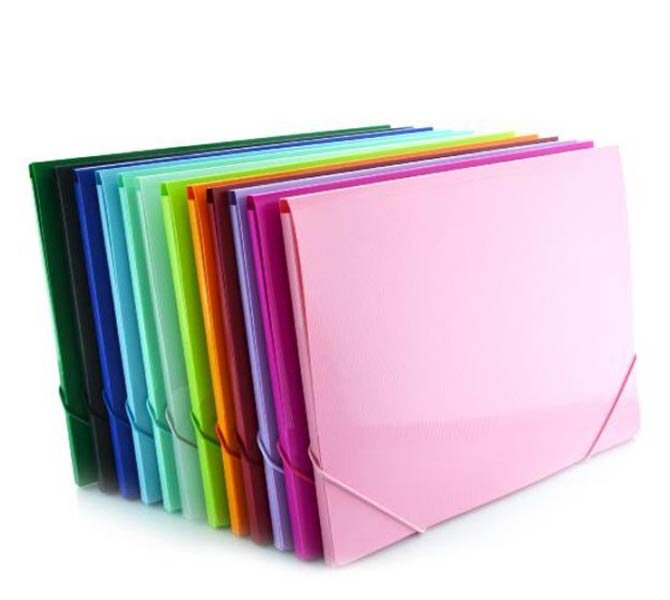 CARPETA GOMAS/SOLAPAS FOLIO+ 1CM LOMO COLORES SURTIDOS