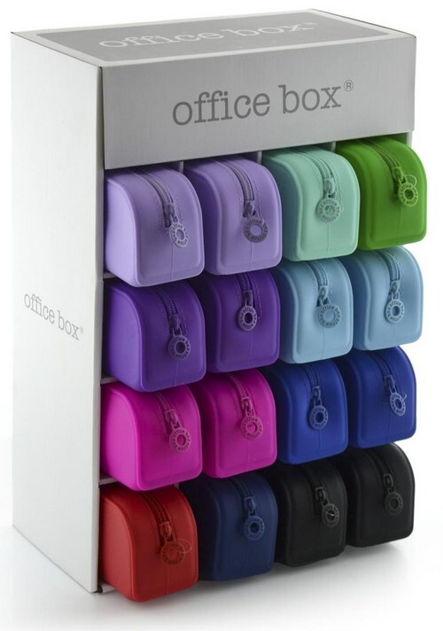 PORTATODO RECTANGULAR SILICONA COLORLINE SURT.- 16U EXP