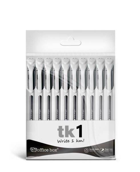 BLISTER 10 BOLI TK1 NEGRO TRIANGULAR SOFT TOUCH SEMI GEL