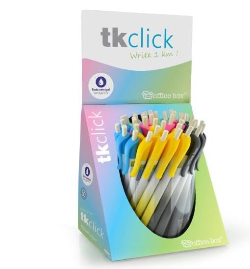 BOLI COLORES SURTIDOS TK CLICK 50U EXPOSITOR