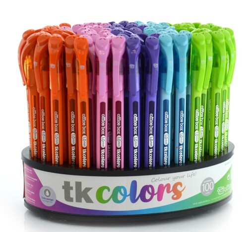 BOLI TK1 COLORES FASHION 100U EXPOSITOR OFFICE BOX