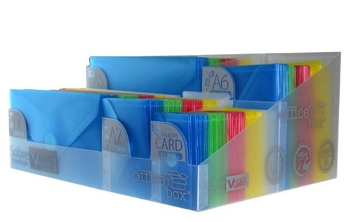DOSSIER CLIP PLASTICO A4 30H AZUL PACK 10U