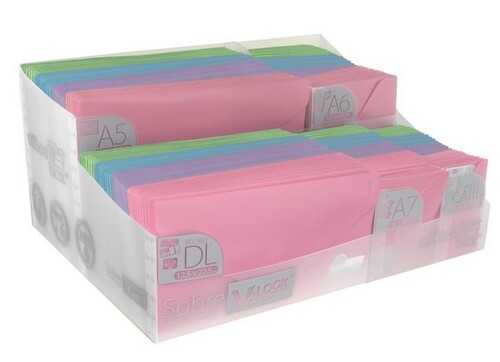 DOSSIER CLIP PLASTICO A4 30H AZUL PACK 10U