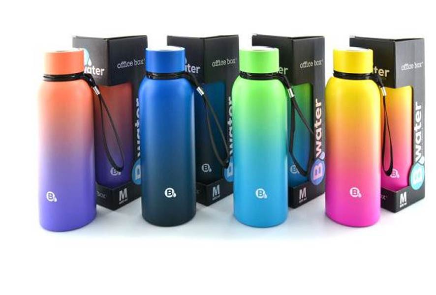 BOTELLA TERMICA 600ML COLORES SURTIDOS