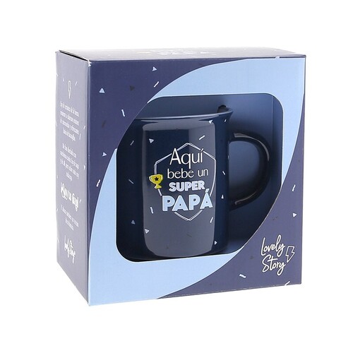 TAZA VINTAGE 430ML AQUI BEBE UN SUPER PAPA