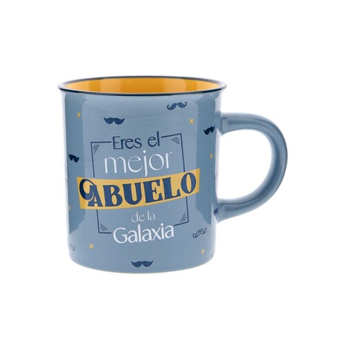 TAZA 430ML ERES EL MEJOR ABUELO DE LA GALAXIA VINTAGE