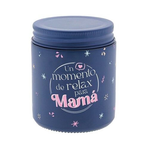 VELA AROMATICA AZUL UN MOMENTO DE RELAX PARA MAMA