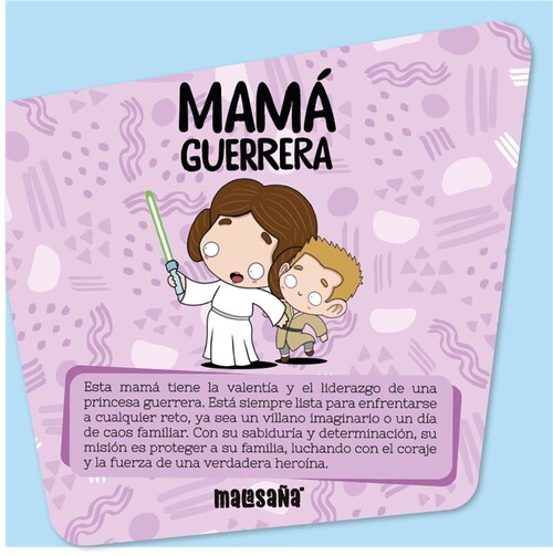 TARJETA DE FELICITACION MAMA GUERRERA
