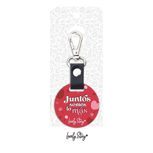 LLAVERO ROJO JUNTOS SOMOS MAS