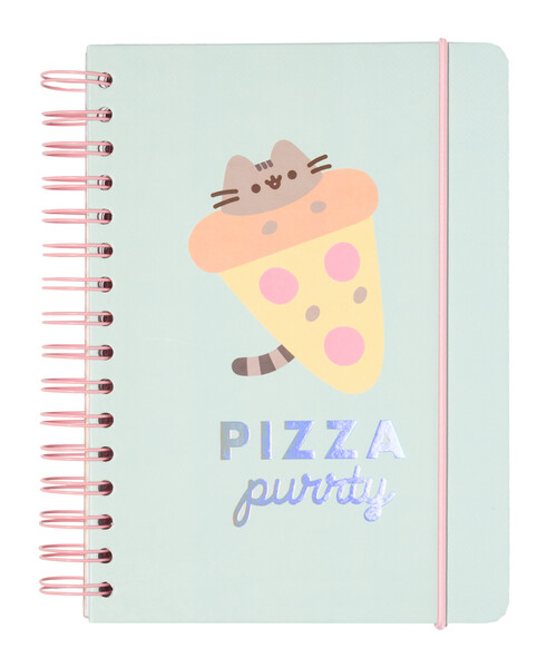 BLOCK A5 90H TAPA FORRADA PUSHEEN FOODIE COLLECTION