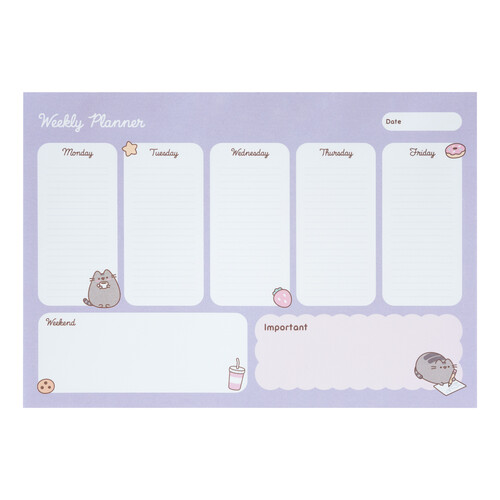 VADE SEMANAL A4 PUSHEEN MOMENTS
