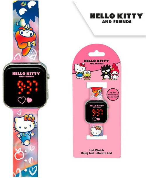 RELOJ LED HELLO KITTY 18X7,5X3CM