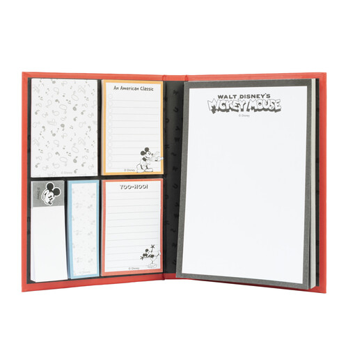 BLOC DE NOTAS A6 + ETIQUETAS ADHESIVAS DISNEY MICKEY CLASSIC