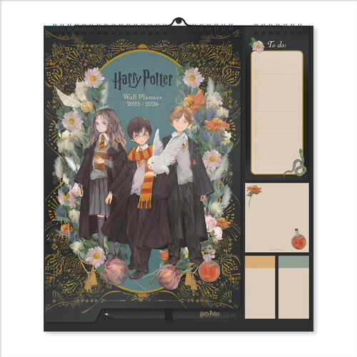 PLANNER MENSUAL 25-26 WIRE-O HARRY POTTER (16 MESES)