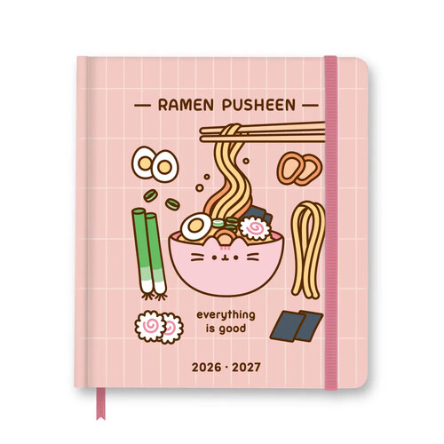 AGENDA ESCOLAR 25-26 14X16CM DP PUSHEEN SUSHI ROLL