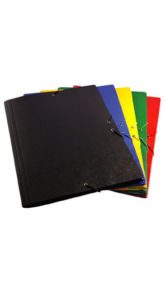 CARPETA GOMAS/SOLAPAS FOLIO MARRON CUERO CARTON PACK 20U