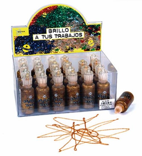 PURPURINA COLA ORO-24U EXPOSITOR