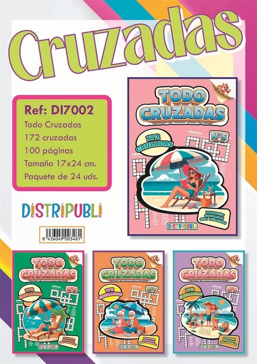 CRUZADAS 100 PAGINAS 4 TITULOS SURTIDOS