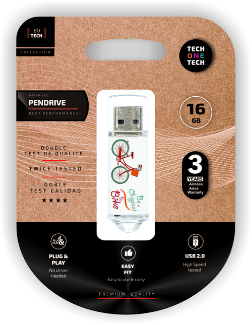 USB 16 GB BE BIKE TECHONETECH