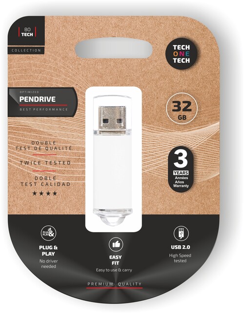 USB 32 GB BLANCO TECHONETECH