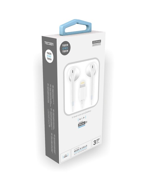 AURICULARES HIP BLANCOS LIGHTNING (COMP. APPLE)