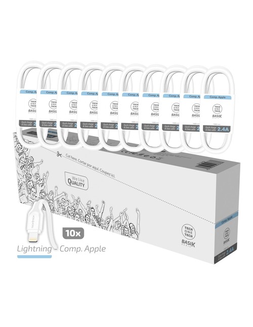 CARGADOR USB-A 2,4A BLANCO SERIE BASIK
