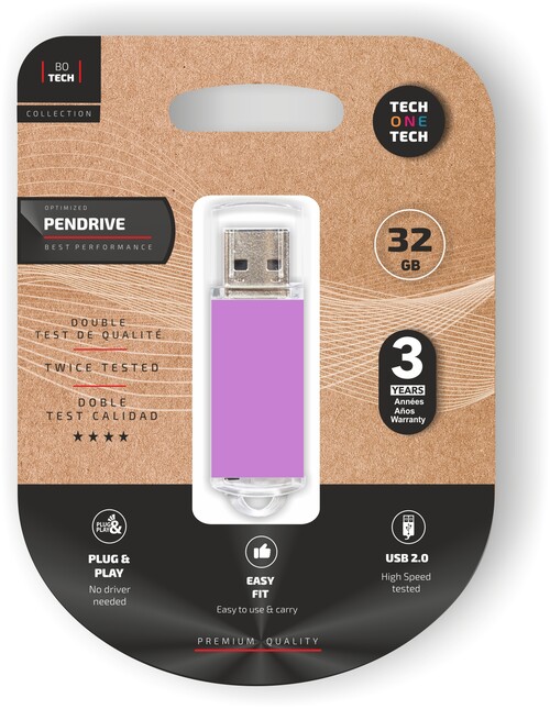 USB 32 GB LILA TECHONETECH